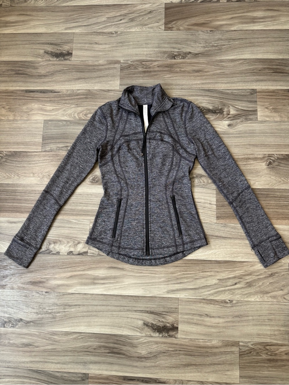 Lululemon Define Jacket in Heathered Black Size 4